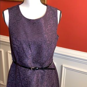Purple Kasper Dress